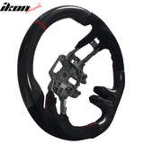 2015-2017Â Ford Mustang V3 Steering WheelMatte CF Synthetic Suede Red R
