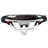 2018-2023 Ford Mustang V1 Steering Wheel w/ Red Stitching Carbon Fiber