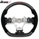 2012-2016 Subaru Impreza/Legacy/Forester 2.0XT/2.5i Limited/2.5i Touring Steering Wheel W/Red Stitching & Indicator Carbon Fiber/Synthetic Suede