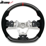 2012-2016 Subaru Impreza/Legacy/Forester 2.0XT/2.5i Limited/2.5i Touring Steering Wheel W/Red Stitching & Indicator Carbon Fiber/Synthetic Suede