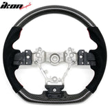 2012-2016 Subaru Impreza/Legacy/Forester 2.0XT/2.5i Limited/2.5i Touring Steering Wheel W/Red Stitching Carbon Fiber/Synthetic Suede