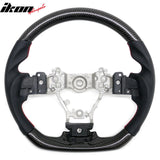 2012-2016 Subaru Impreza/Legacy/Forester 2.0XT/2.5i Limited/2.5i Touring Steering Wheel W/Red Stitching Carbon Fiber/Perforated Leather