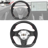 2017-2023 Tesla 3 Y Carbon Fiber Steering Wheel