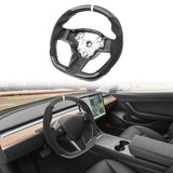 2017-2023 Tesla 3 Y Carbon Fiber Steering Wheel