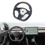 2017-2023 Tesla 3 Y Carbon Fiber Steering Wheel