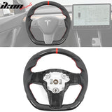 2017-2023 Tesla 3 Y Carbon Fiber Steering Wheel