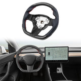 2017-2023 Tesla 3 Y Carbon Fiber Steering Wheel