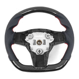 2017-2023 Tesla 3 Y Carbon Fiber Steering Wheel