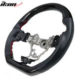 2015-2021Â WRX & STI CF Perforated Leather Red Stitch Steering Wheel