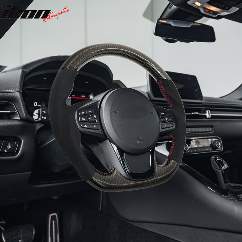 Carbon Fiber Steering Wheel for 2020-2025 Toyota Supra