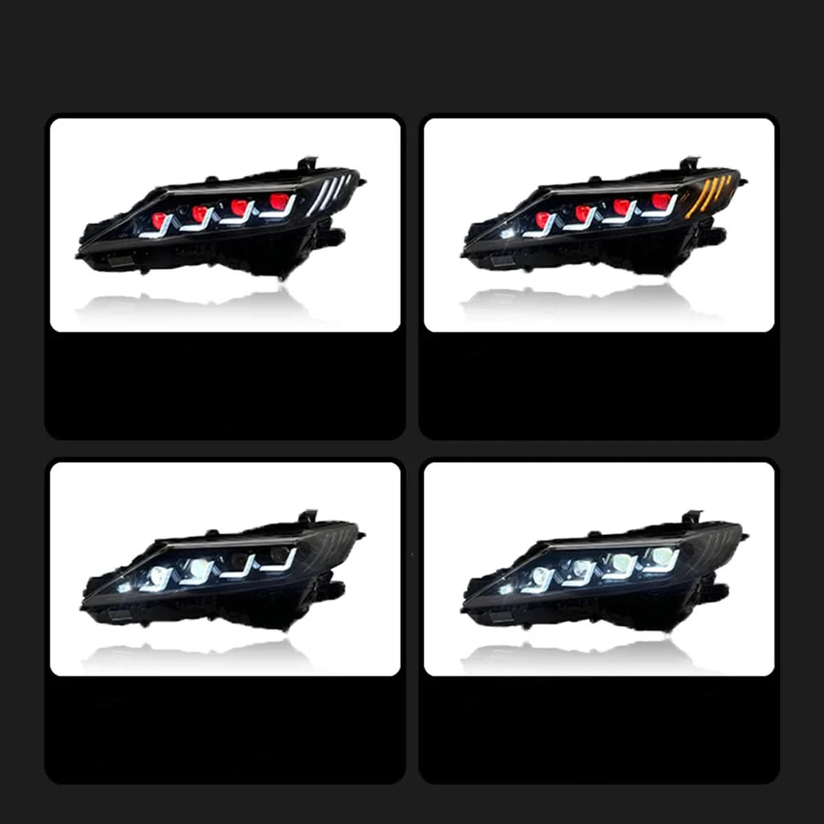 Toyota Camry RGB LED Projector Headlights – DRL Upgrade with Custom Lighting (2018–2024)