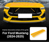 Ford Mustang Front Grille Trim Strips – Sport Styling Accent Pair (2024–2025)