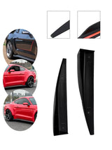 Side Skirt Extension Splitters for Ford Mustang 2015–2025 – Aggressive Rocker Diffuser Winglet Set (2-Piece ABS)