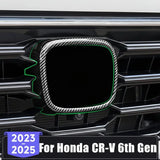 Honda CR-V 6th Gen Front Grille Emblem Trim – ABS Logo Frame Accent (2023–2025)