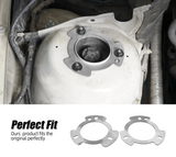 Stainless Steel Front Shock Tower Reinforcement Plates – BMW E46 (2002–2006)