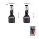 RGB LED Fog Light Bulbs – Multi-Color 5050 Chip Upgrade (H11 / H8 / H9 / H7 / 9005 / 9006 & More)