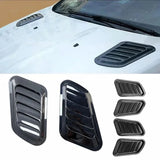 Universal Hood Vents – Carbon Fiber / Gloss Black Exterior Styling Upgrade