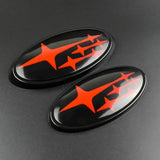 Acrylic Front Hood & Rear Trunk Emblem for Subaru – Logo Badge Sticker for Impreza, BRZ, WRX/STI, Legacy, Outback, Ascent & XV