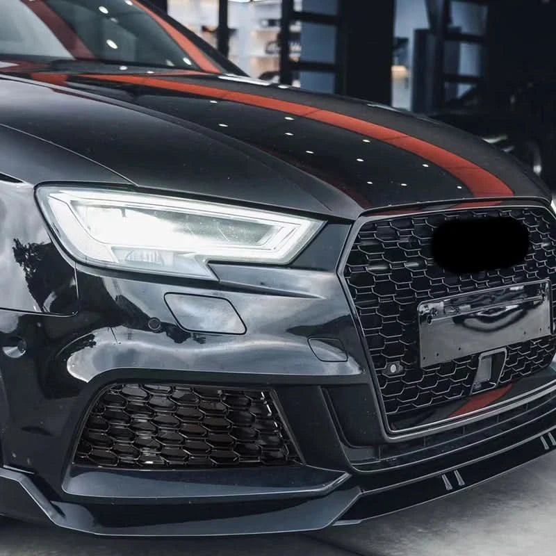 Honeycomb Front Fog Light Grille Set for Audi A3 8V S-Line / S3 2017–2020 – Left & Right Bumper Mesh Covers