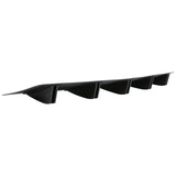 Universal 5-Fin Rear Bumper Diffuser – Shark Style Lower Lip Splitter (ABS)