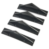 Universal Rear Bumper Diffuser Fins (4PCS) – Splitter Lip Spoiler Protector Caps for Chrysler 300 & More