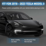 LED Daytime Running Light Assemblies with Dynamic Start-Up Animation – Tesla Model 3 (2018–2024)