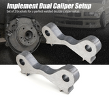 BMW 3 Series E36 E46 Steel Drift Twin Brake Caliper Weld-On Adapter Kit