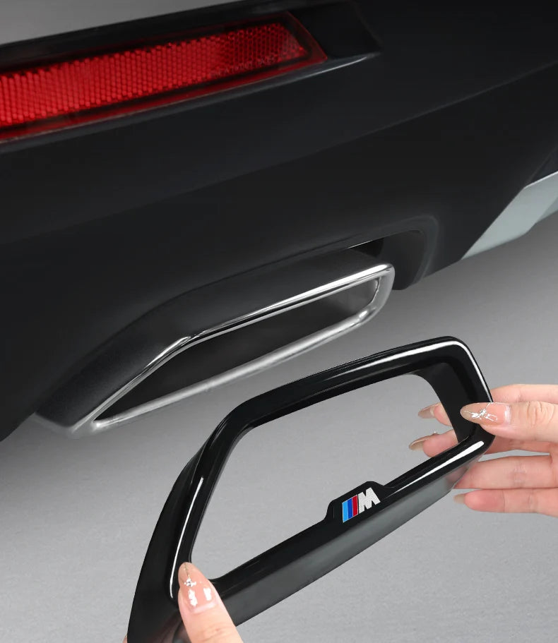 Stainless Steel Exhaust Tip Output Covers – Fit for BMW G-Series Models (G20, G30, G32, G01, G02, G05, G06, G07)