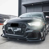 Honeycomb Front Fog Light Grille Set for Audi A3 8V S-Line / S3 2017–2020 – Left & Right Bumper Mesh Covers