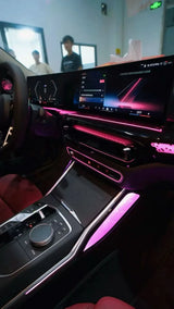 BMW G-Series Crystal Center Console Ambient Light – 11-Color Interior Saddle Lighting Upgrade