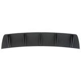 Universal 5-Fin Rear Bumper Diffuser – Shark Style Lower Lip Splitter (ABS)