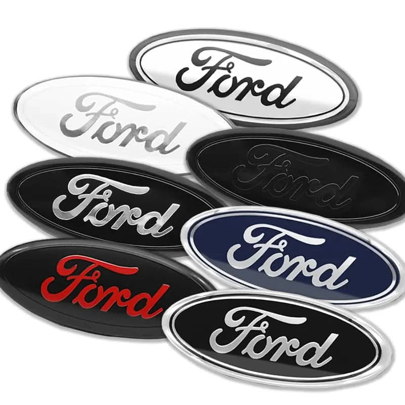Front Grille & Rear Trunk Emblem for Ford – Replacement Badge for F-150, F-250, Edge, Escape, Transit & Fusion