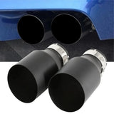 Universal Stainless Steel Single Exhaust Tip – Beveled Edge Performance Muffler Outlet (Single Unit)