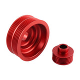 Subaru Impreza WRX / STi EJ20 / EJ25 2.0L / 2.5L Lightweight Aluminum Crankshaft Pulley 2002 - 2007 (Version 7 / 8 / 9 / Blue / Red / Black)