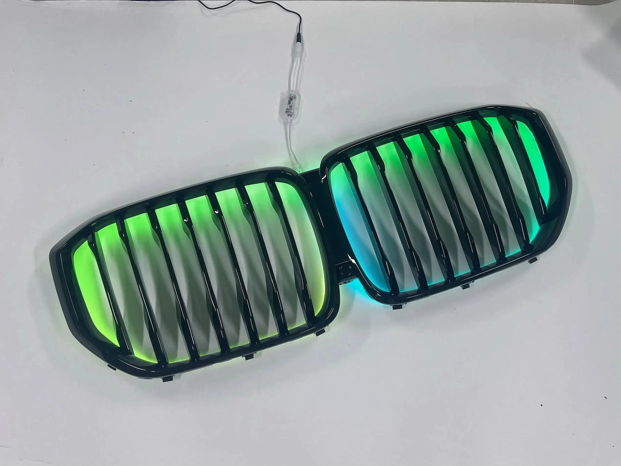 BMW X5 G05 LED Front Grille – Gloss Black Illuminated Kidney Grille (2019–2022)