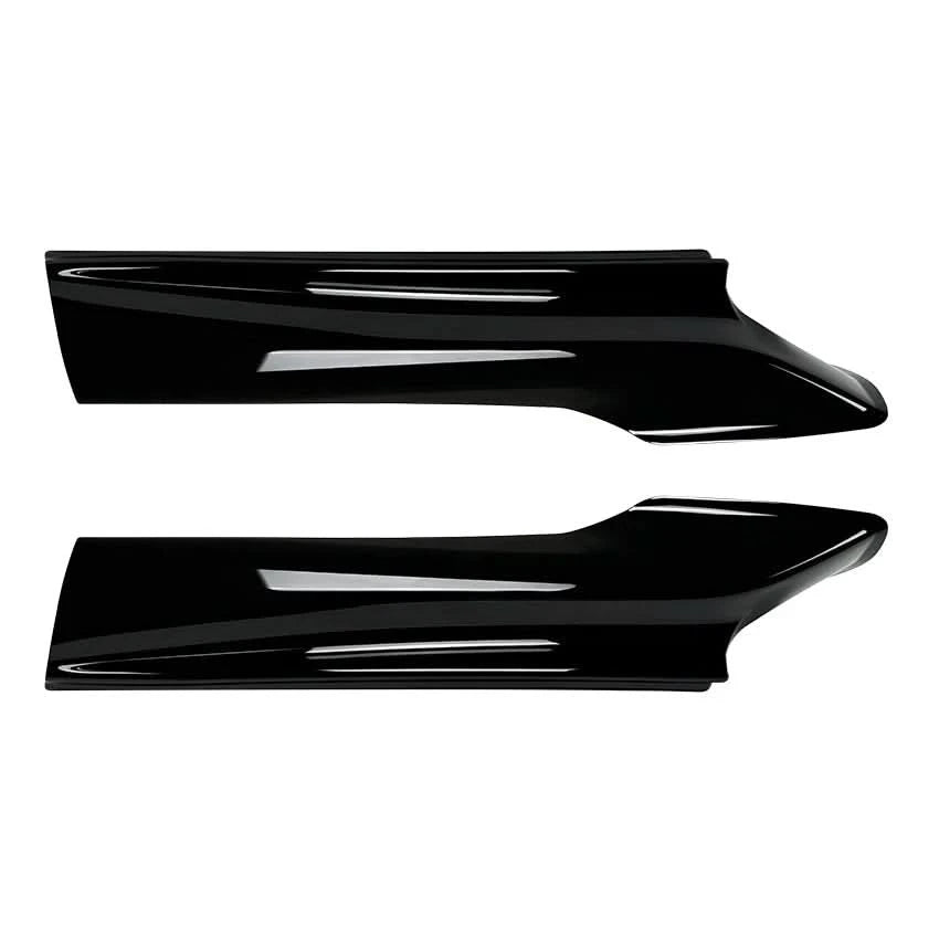 BMW F10/F11 M Sport Front Bumper Splitter Set – Gloss Black Side Covers for 5 Series 520i/530i (2011–2017)