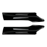 BMW F10/F11 M Sport Front Bumper Splitter Set – Gloss Black Side Covers for 5 Series 520i/530i (2011–2017)