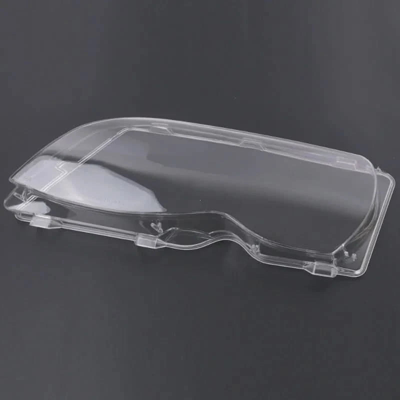 BMW E46 Sedan Headlight Lens Covers (2002–2005) – Clear Replacement PC Lenses