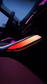 BMW G-Series Crystal Center Console Ambient Light – 11-Color Interior Saddle Lighting Upgrade