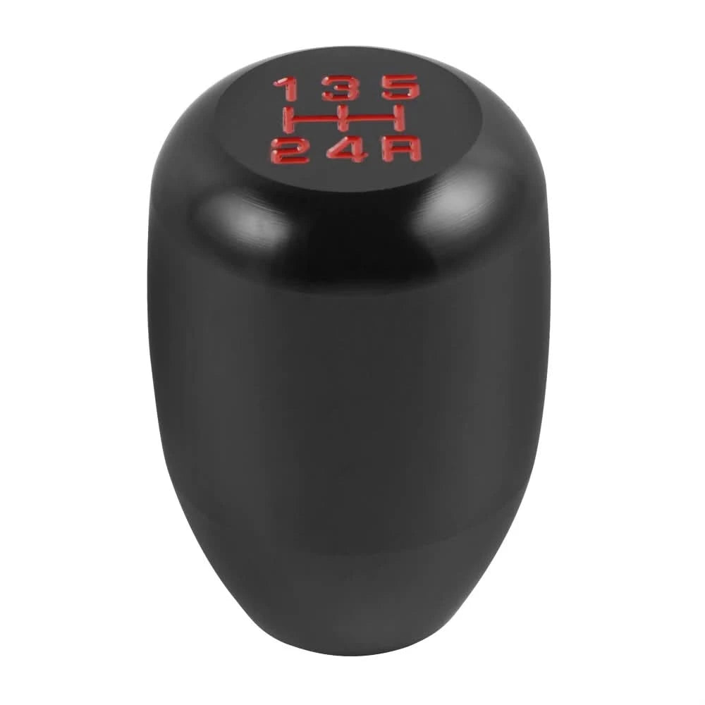 Universal 5-Speed Billet Aluminum Manual Shift Knob with Adapter Kit