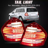 LED Tail Lights for Mercedes GL-Class X164 (2009–2012) – Sequential Turn Signals with Start-Up Animation