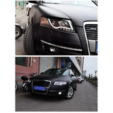 Audi A6 LED Headlight Upgrade 2005–2012 | Projector Headlights with DRL (C5 / C6)