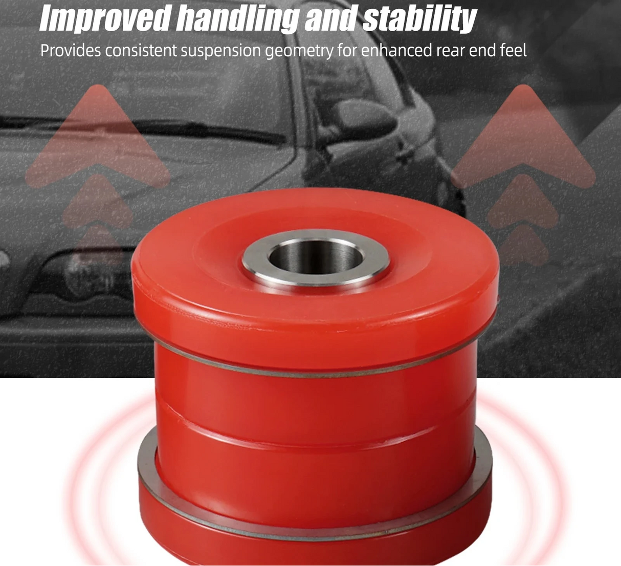 80A Polyurethane Rear Subframe Bushing Kit for BMW E46 (1999-2005) & X3 E83 (2004-2010) Performance Suspension Upgrade