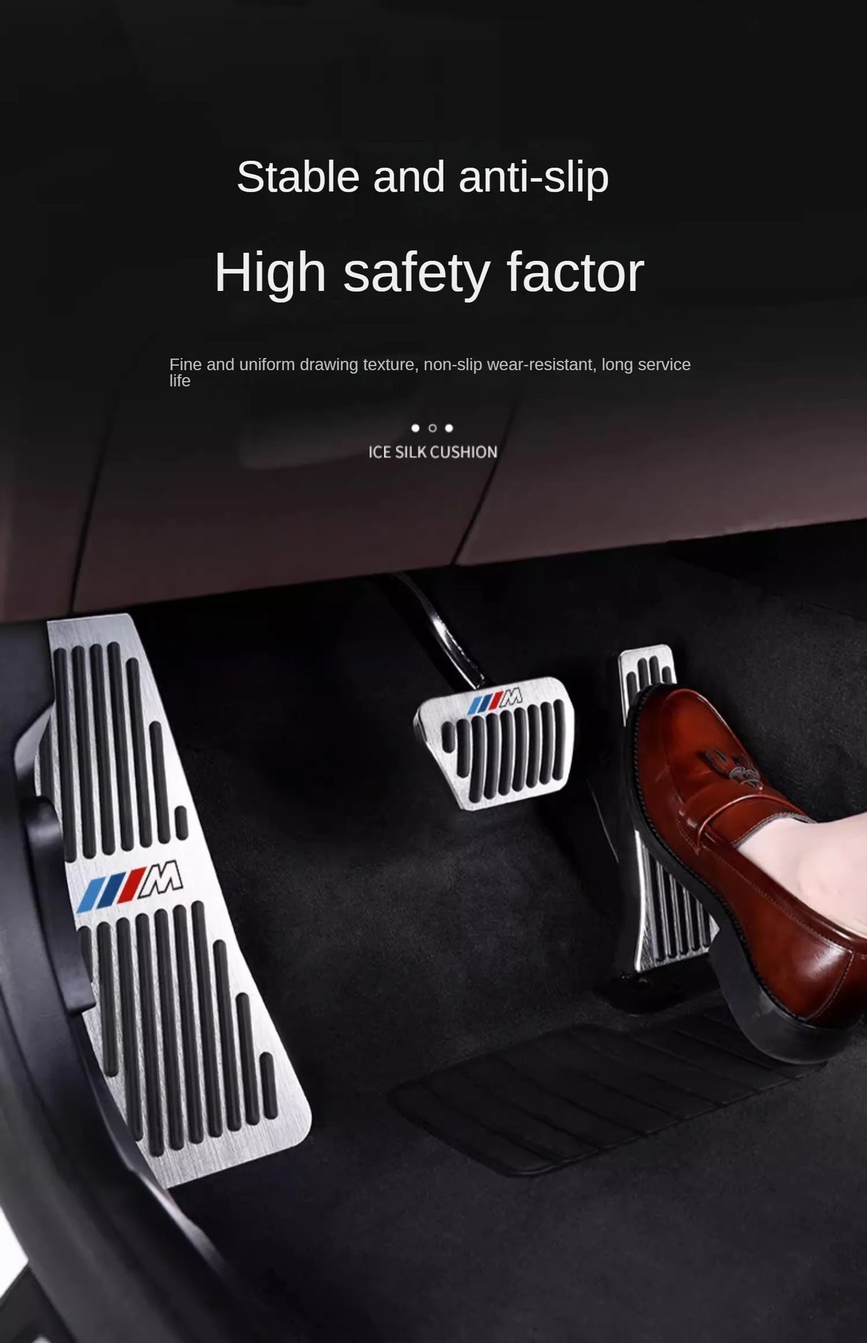 Stainless Steel Performance Pedal Kit for BMW 3 Series (2005–2025) – E90/F30/G20