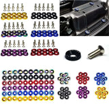 M6x20 Aluminum Bolt & Fender Washer Kit – Universal Engine Bay Fastener Set (10-Piece)
