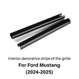 Ford Mustang Front Grille Trim Strips – Sport Styling Accent Pair (2024–2025)