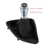 BMW 1 Series Manual Gear Shift Knob w/ Boot Frame – Interior Replacement (E81, E82, E87, E88)