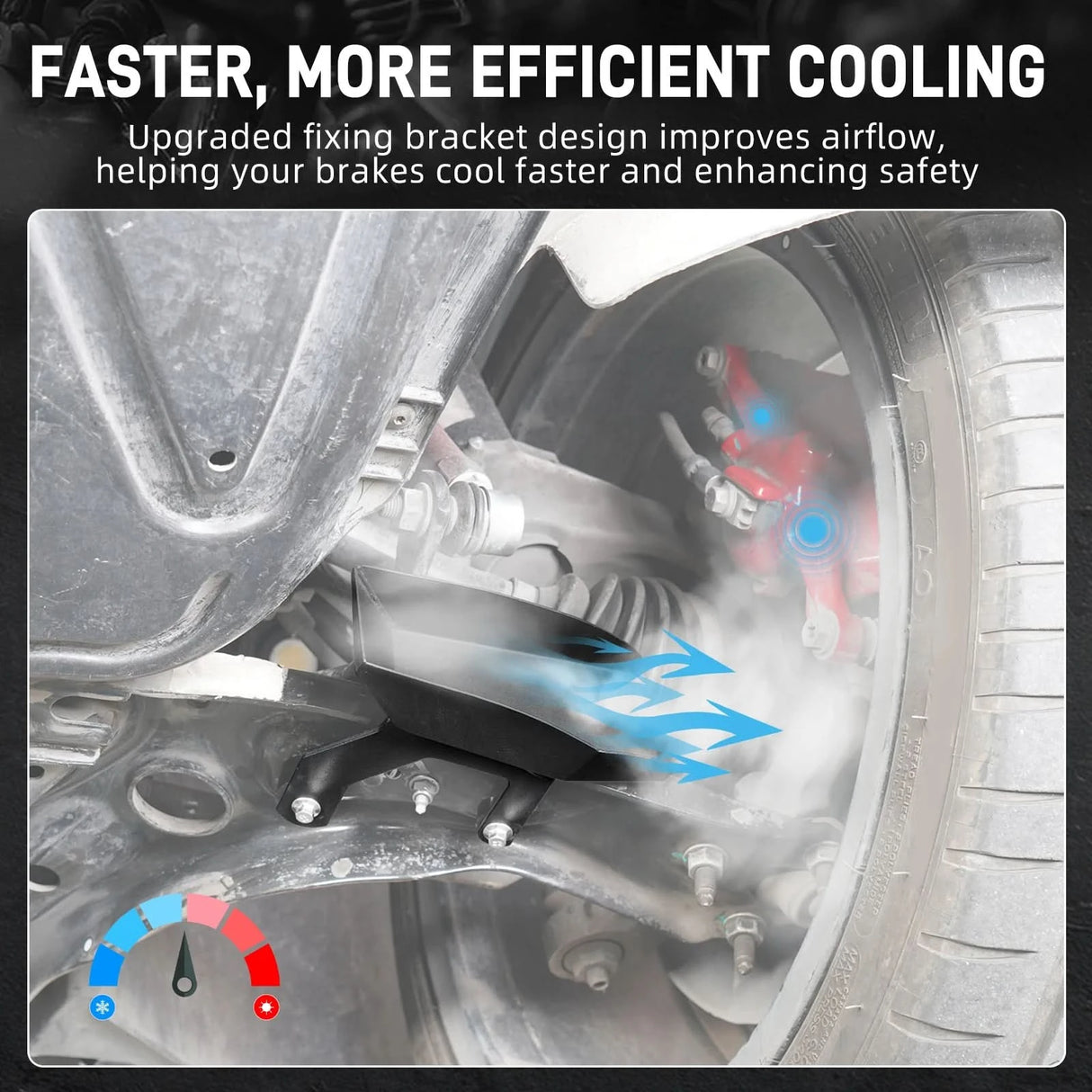 Performance Front Brake Cooling Deflectors – Golf GTI (2015–2021) / Golf R (2015–2019)