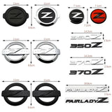 Nissan Z 3D Trunk Emblem Badge – ABS & Metal Rear Logo Decal