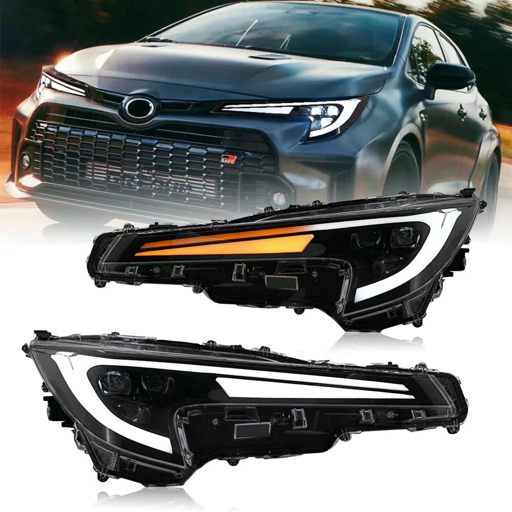 LED DProjector Headlights for Toyota Corolla 2020–2025 – Full Upgrade Headlamp Assembly (Pair)